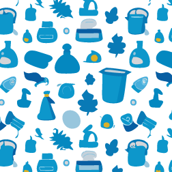 Professional cleaner at work